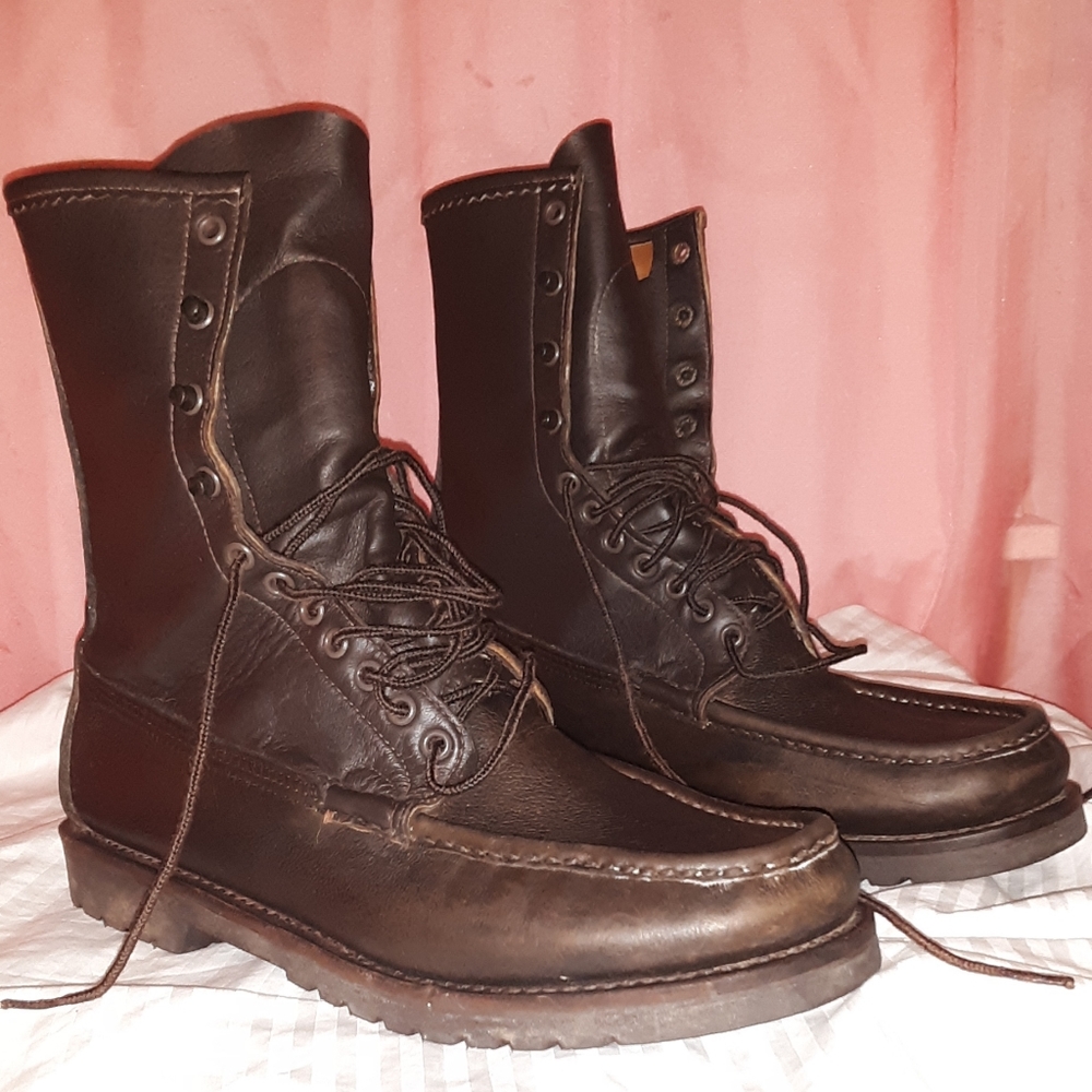 Authentic Russell Moccasin hunting boots